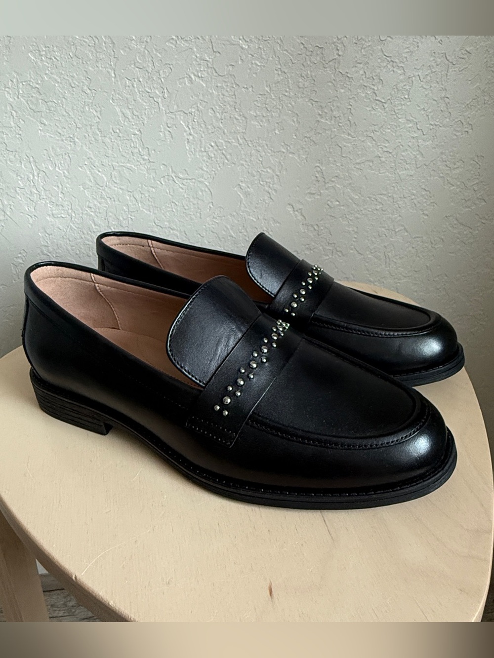 Cole Haan Women's Stassi Embellished Loafer In Black Princess Size 7.5B